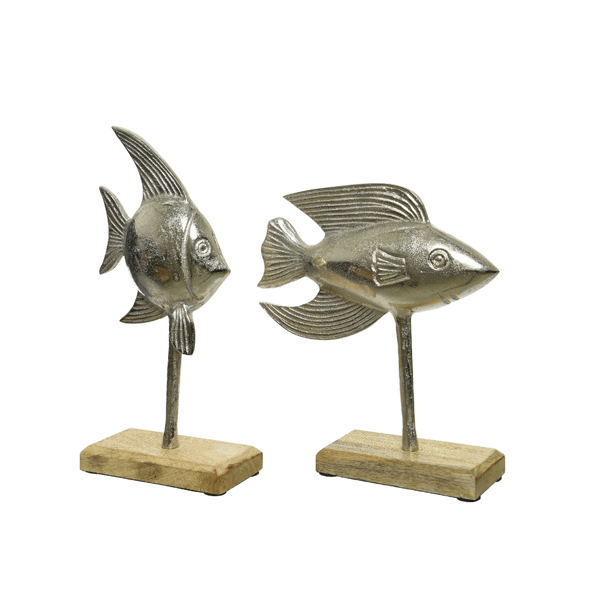 Dekorativna figura riba metal 847903