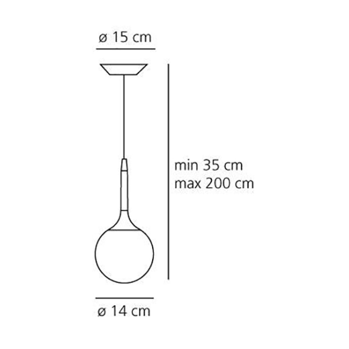 Visilica CASTORE 14 cm 1045110A 