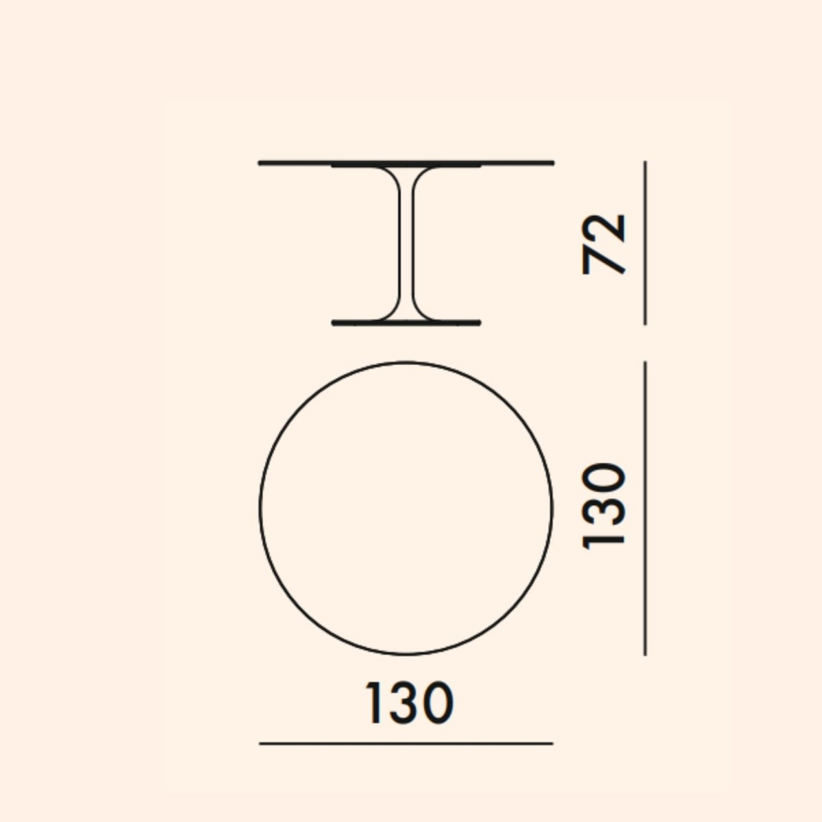 Trpezarijski sto THIERRY XXL 4045/BI 