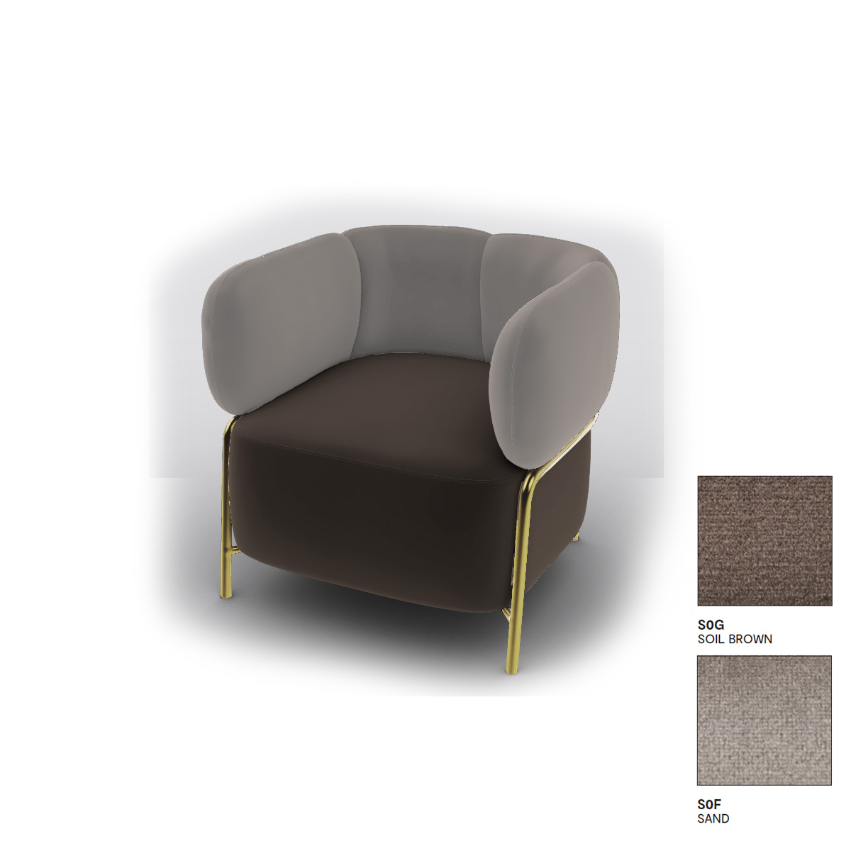 Fotelja QUADROTTA 3409/CS 