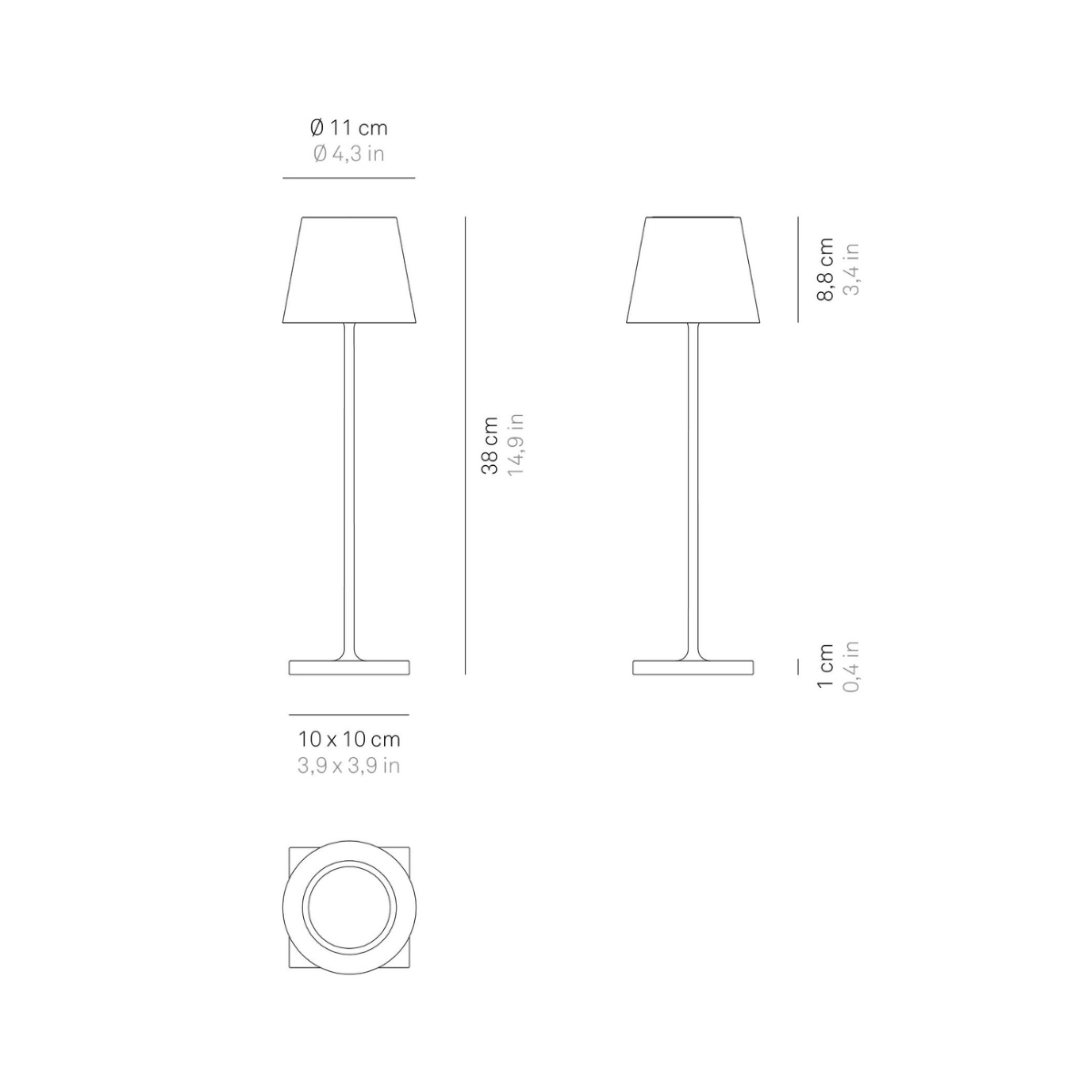 Stona lampa Poldina LD0340N3 