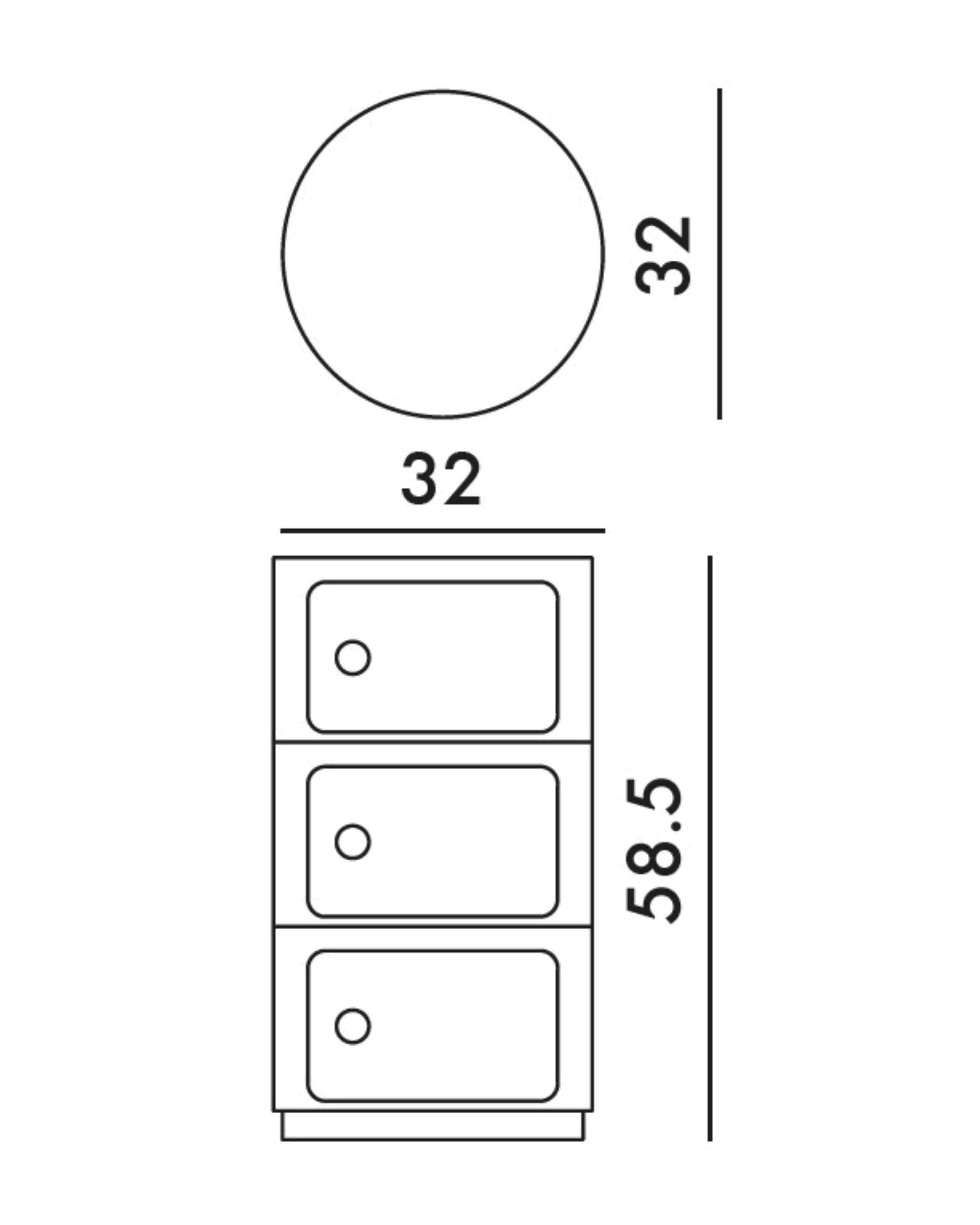 POLICA COMPONIBILI BIO 5970/GI 