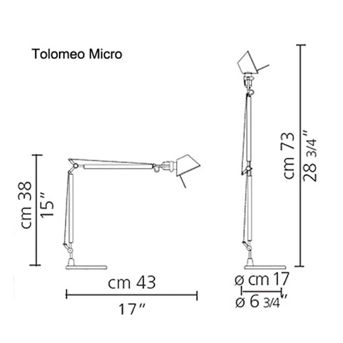 STONA LAMPA TOLOMEO MICRO 0011820A 