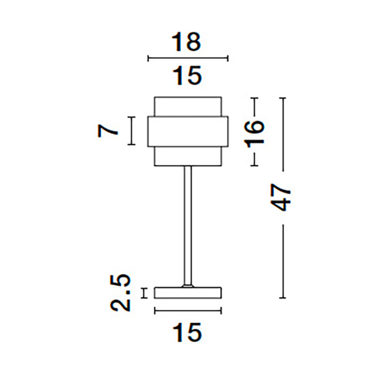 Stona lampa SIANNA 9236400