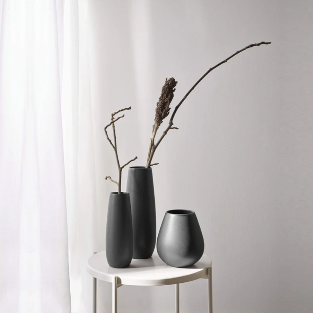 Vaza black iron 91032175 