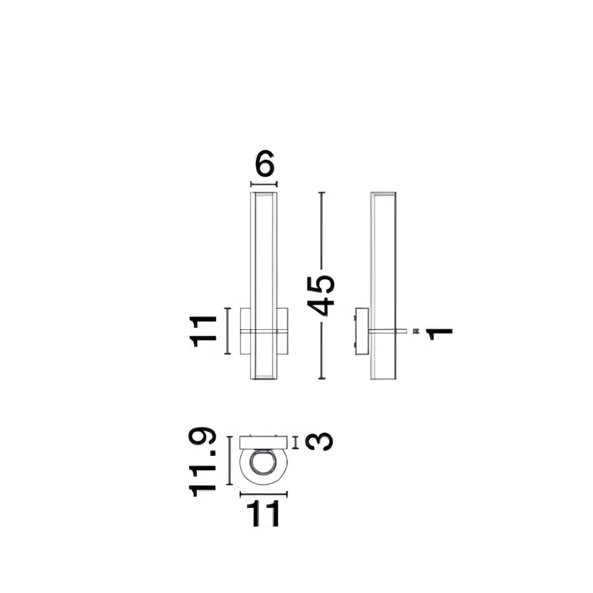 Zidna lampa Luca 9695337 