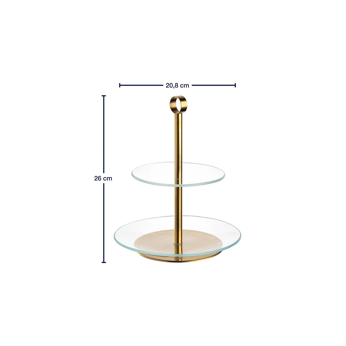 Etažer na dva sprata 043876 