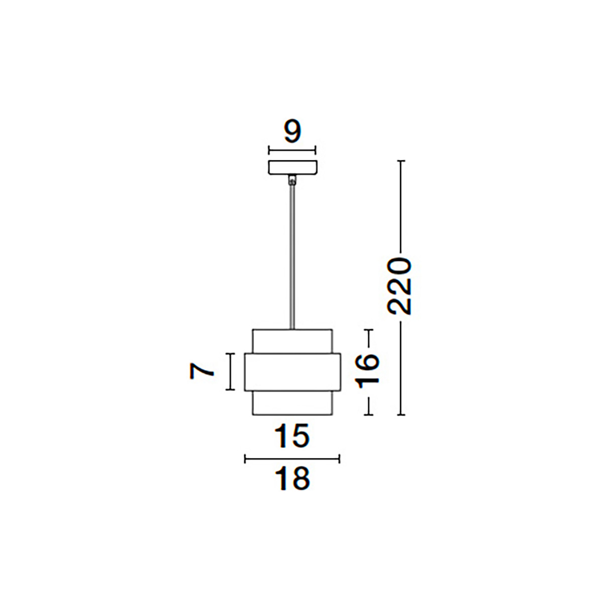 Visilica SIANNA 9236362 