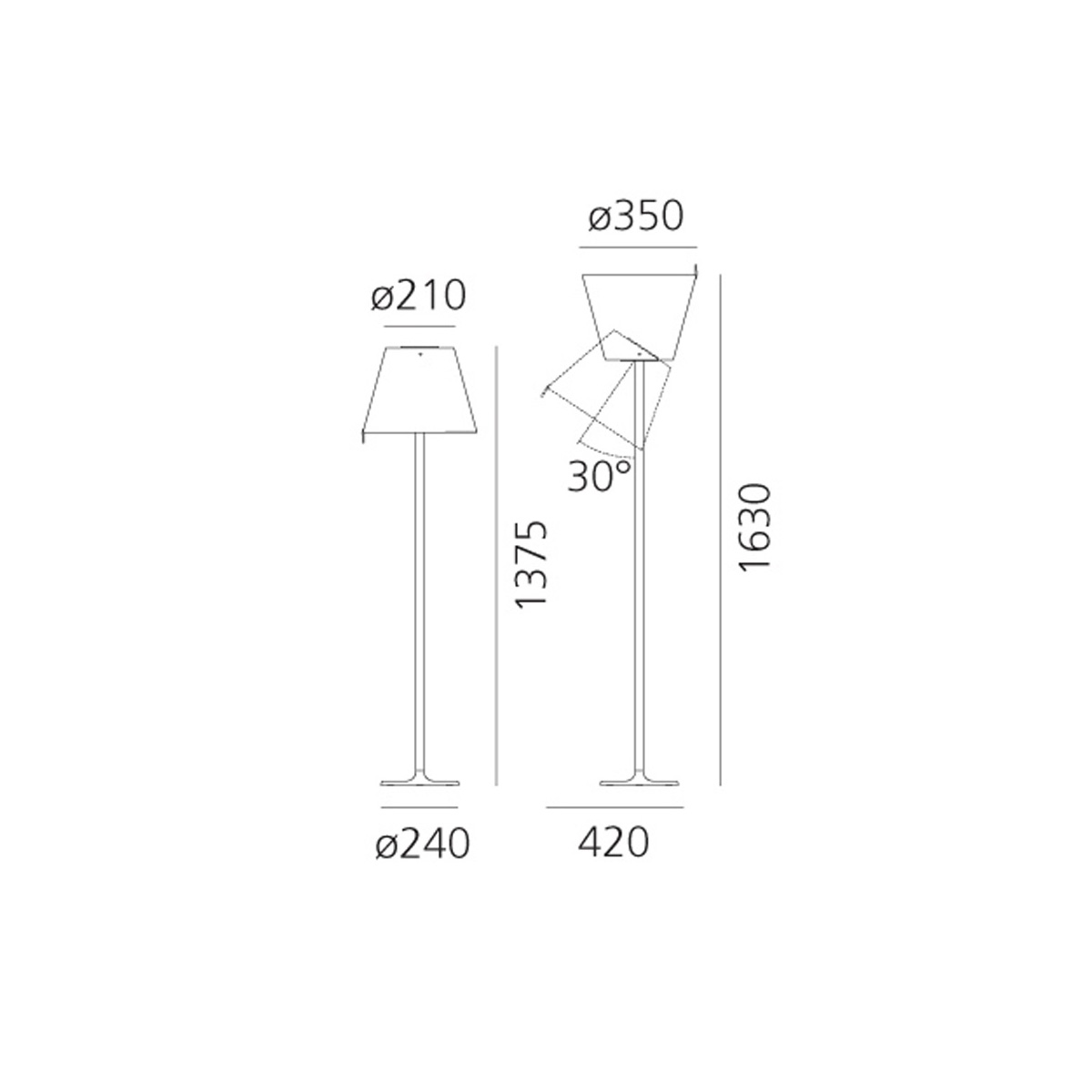 PODNA lampa MELAMPO BRONZE 0123020a 