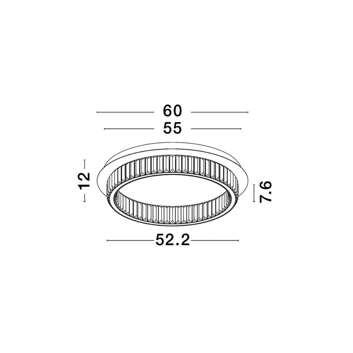 Plafonska lampa AURELIA 9333080 
