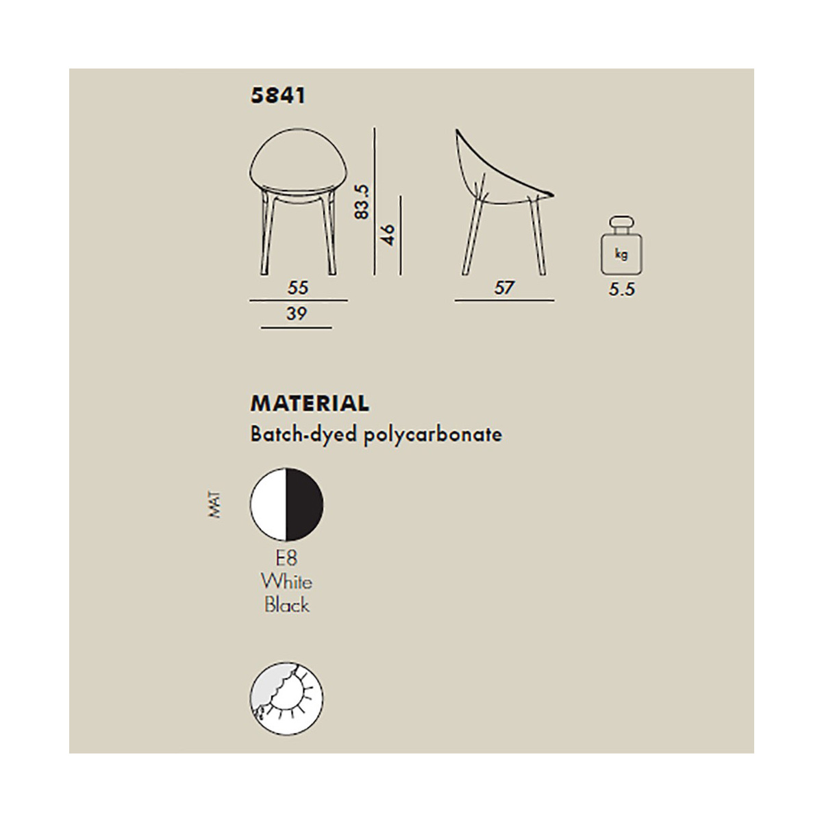 Stolica Super Impossible 5841/E8