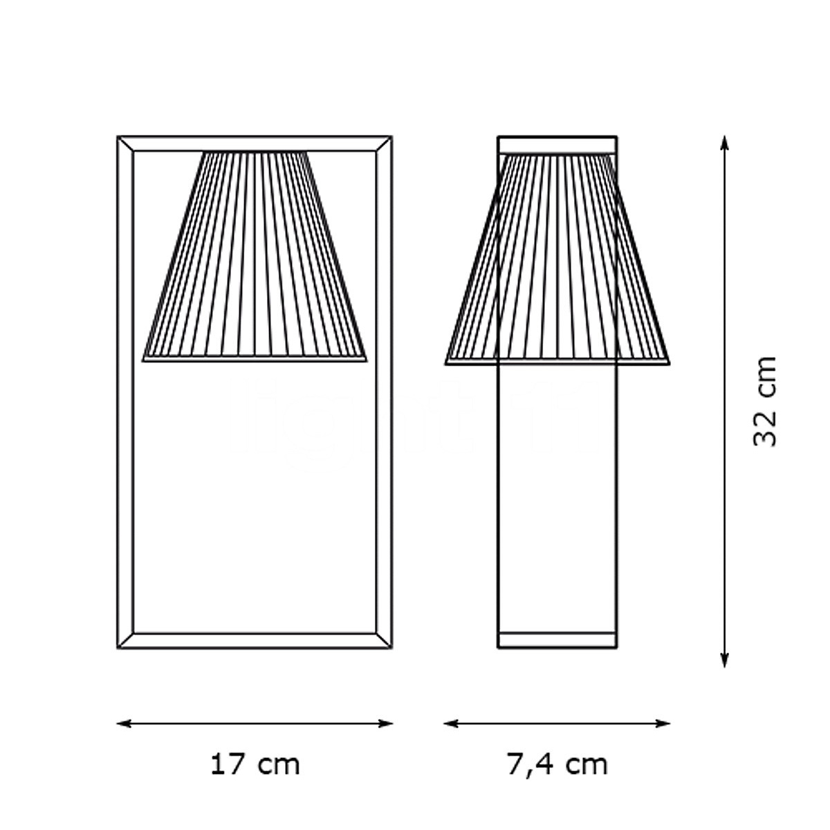 Stona lampa LIGHT AIR 9110/RO