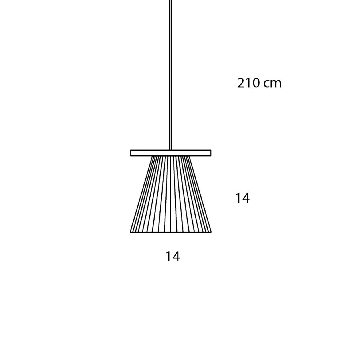 Visilica Light Air 9130/B4 kristal 