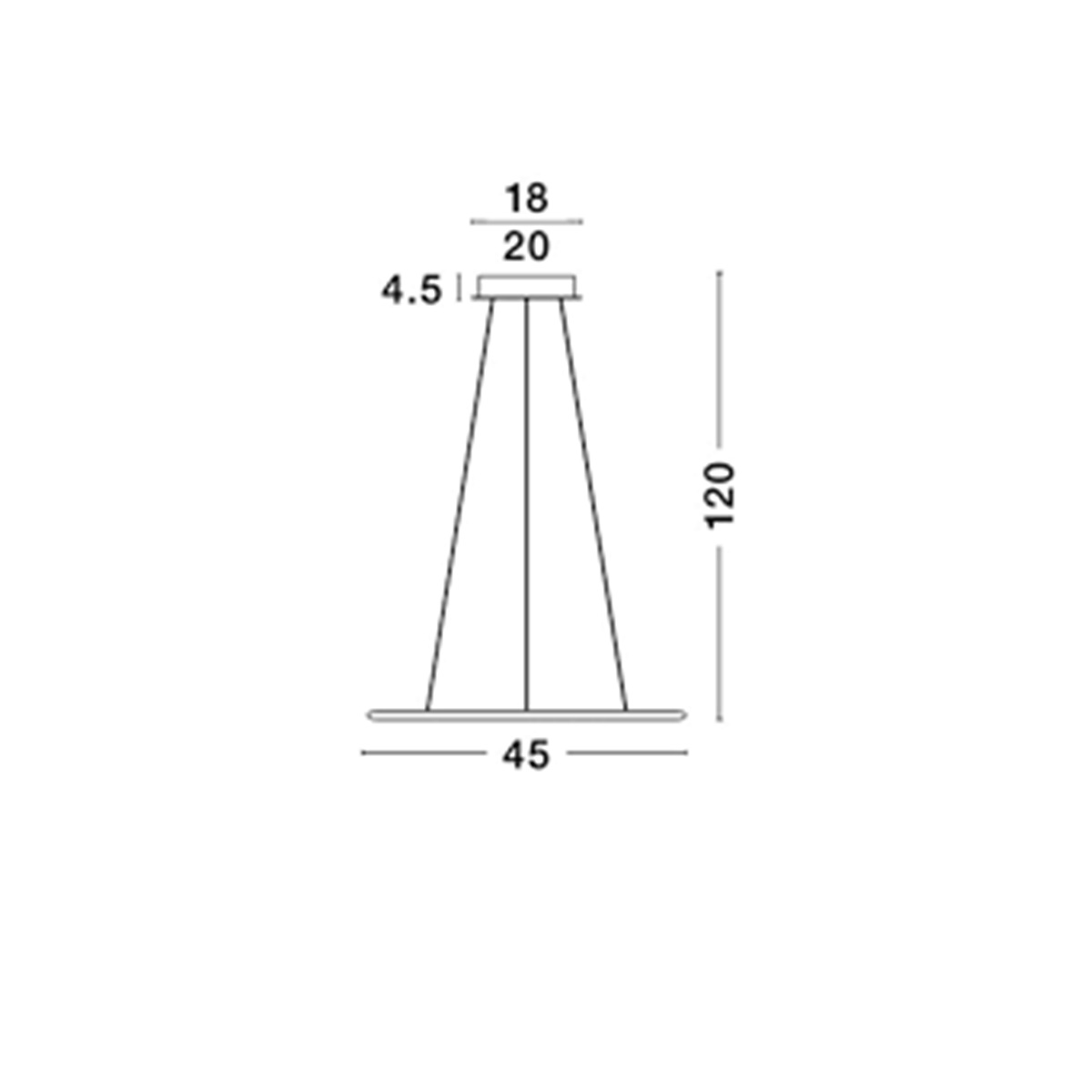 Led visilica Livorno 8107402 