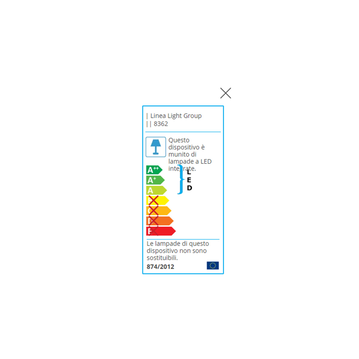 Visilica Led Poe  V-8362 