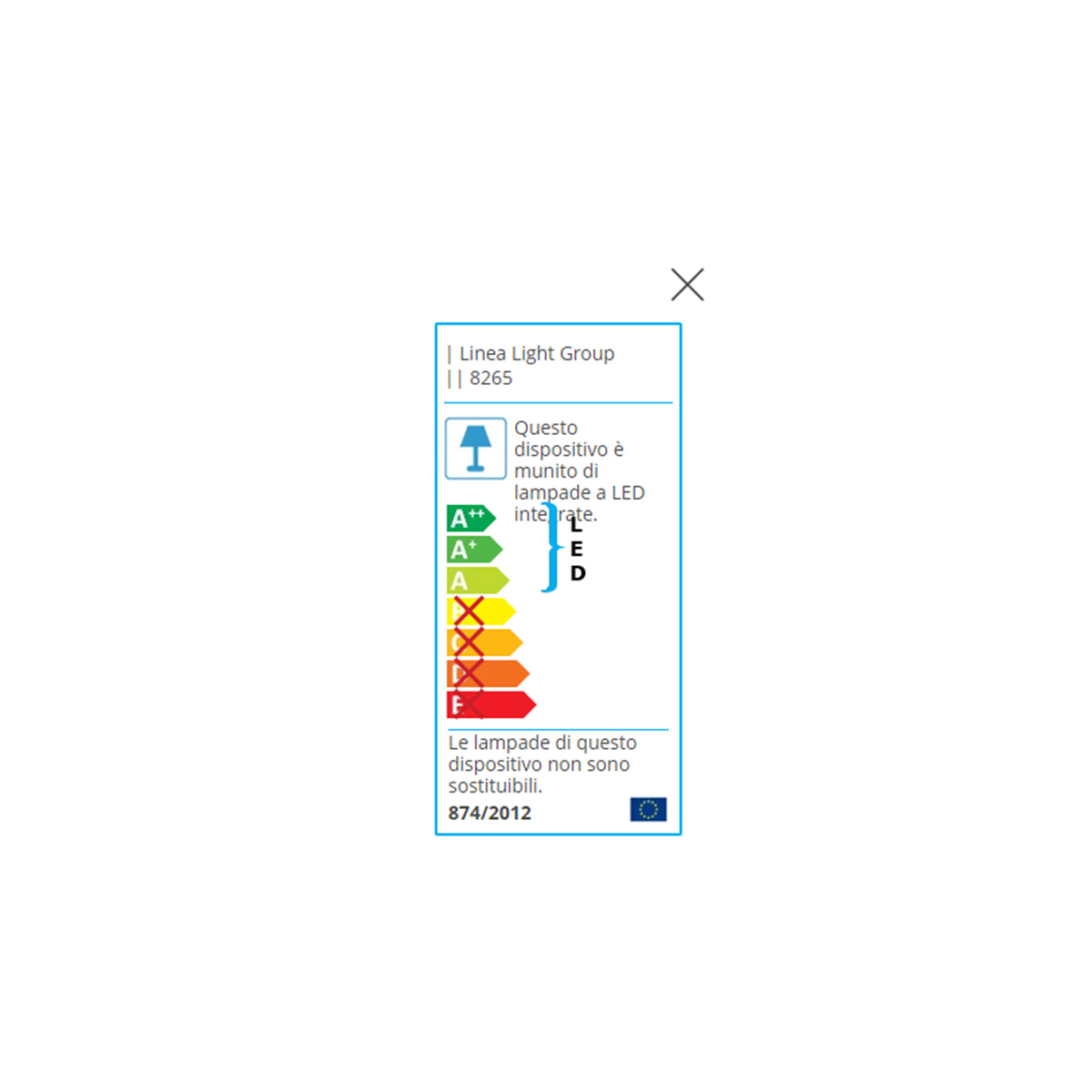 Zidna lampa led Straight  Z-8265 