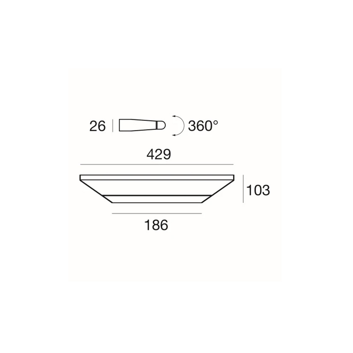 Zidna lampa Circular 8405 