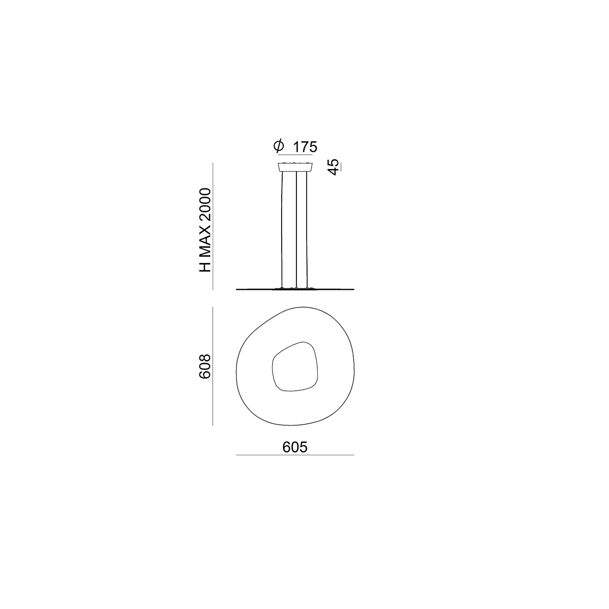 Visilica LED Antigua 90348 