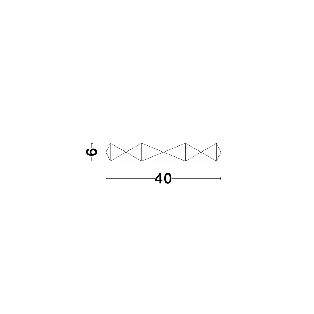 Led plafonjera Eben 9001492