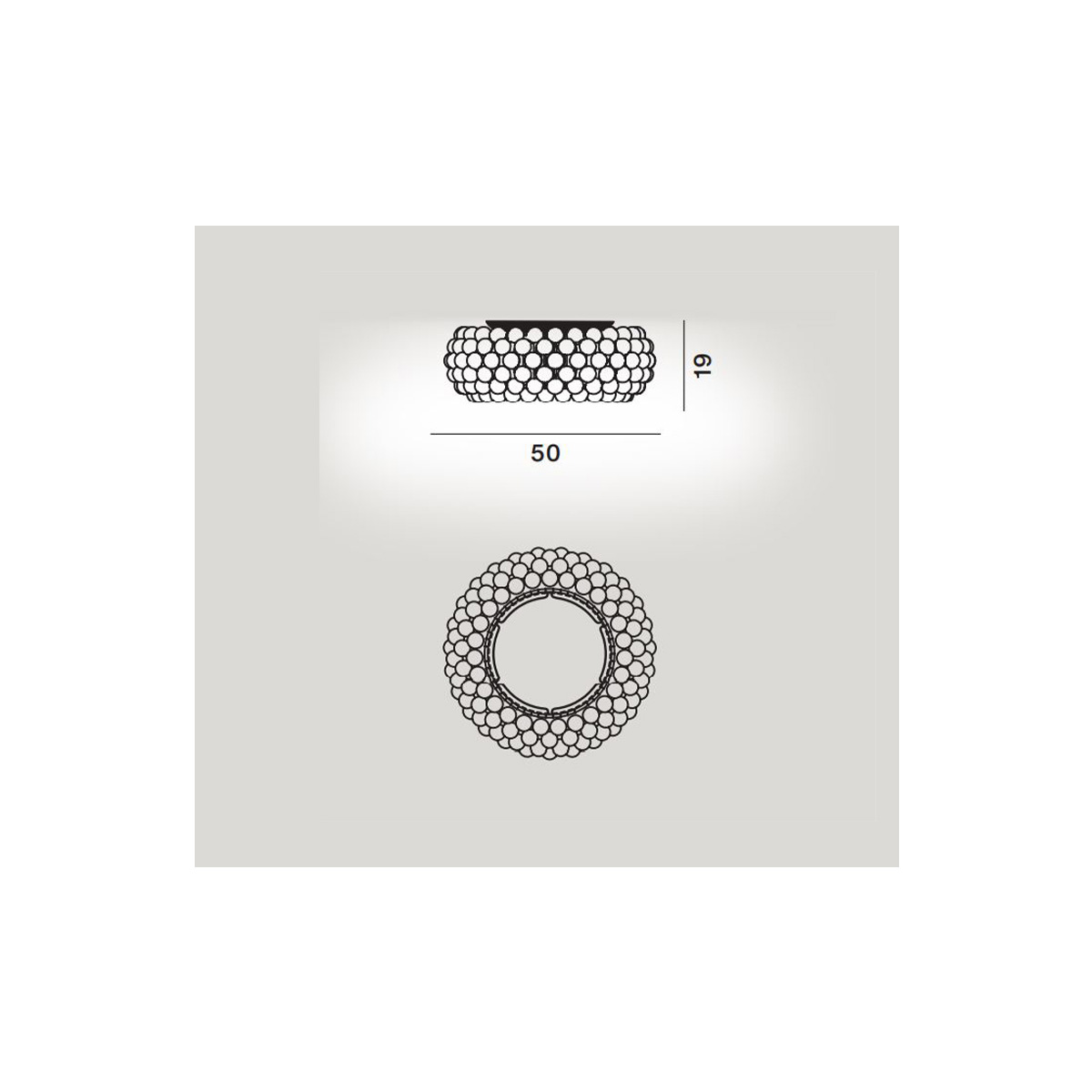 Plafonska lampa Caboche Plus Transparent 311008 16