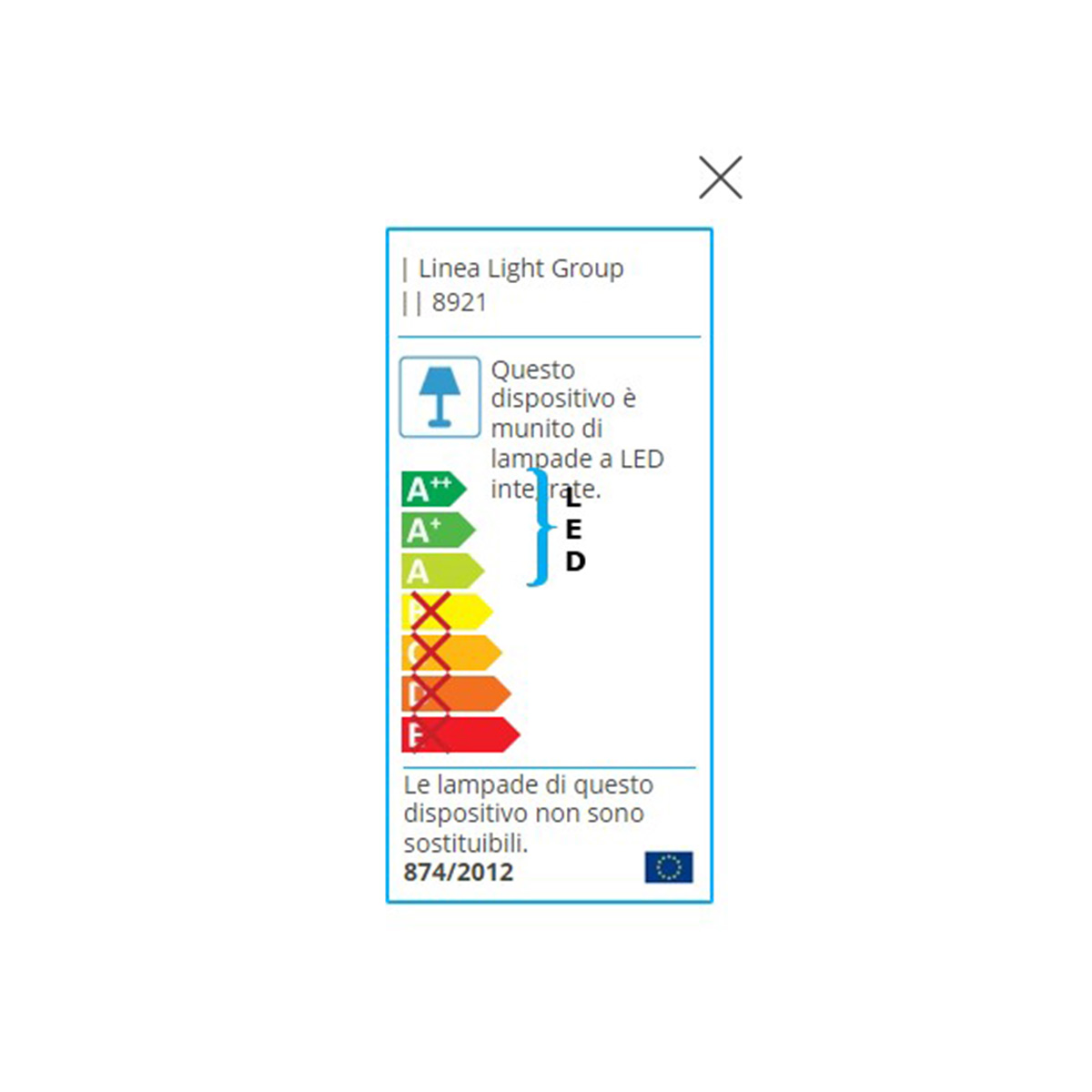 Plafonjera Led Aruba P-8921 