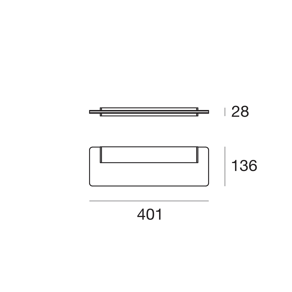 Zidna lampa SKINNY 7908 