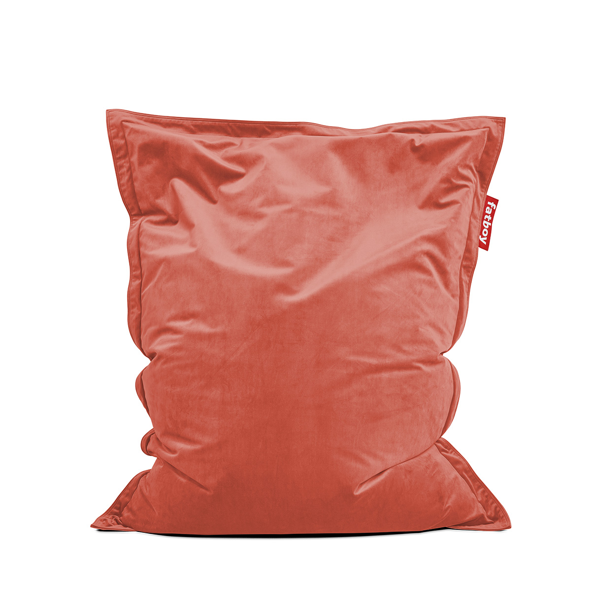 104802 original slim velvet recycled rhubarb-lazy bag 