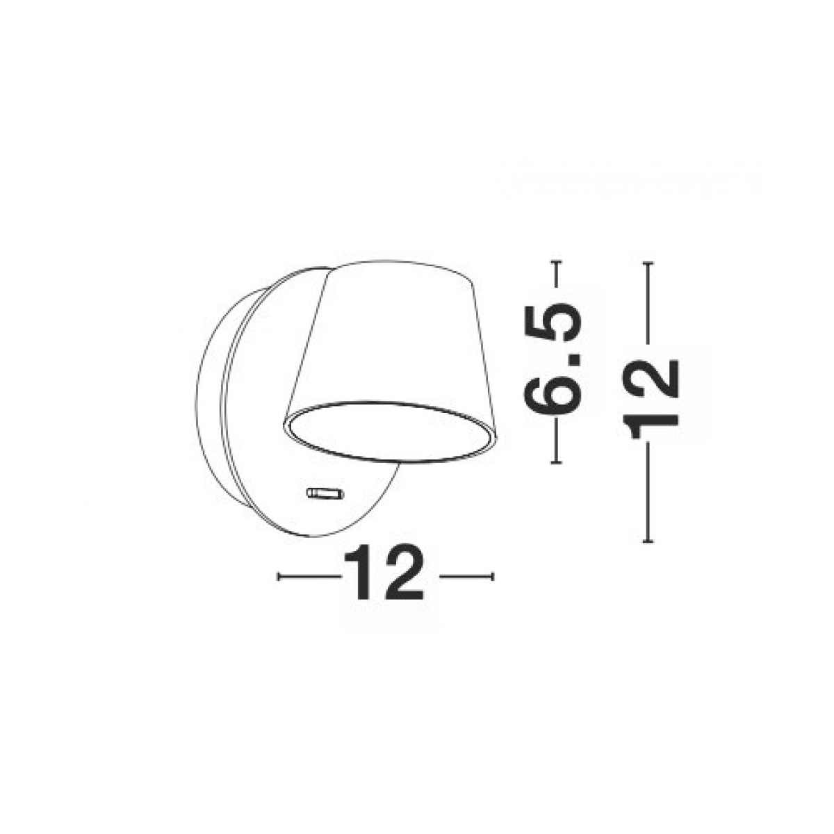 ZIDNA LAMPA LED AMADEO 8223602