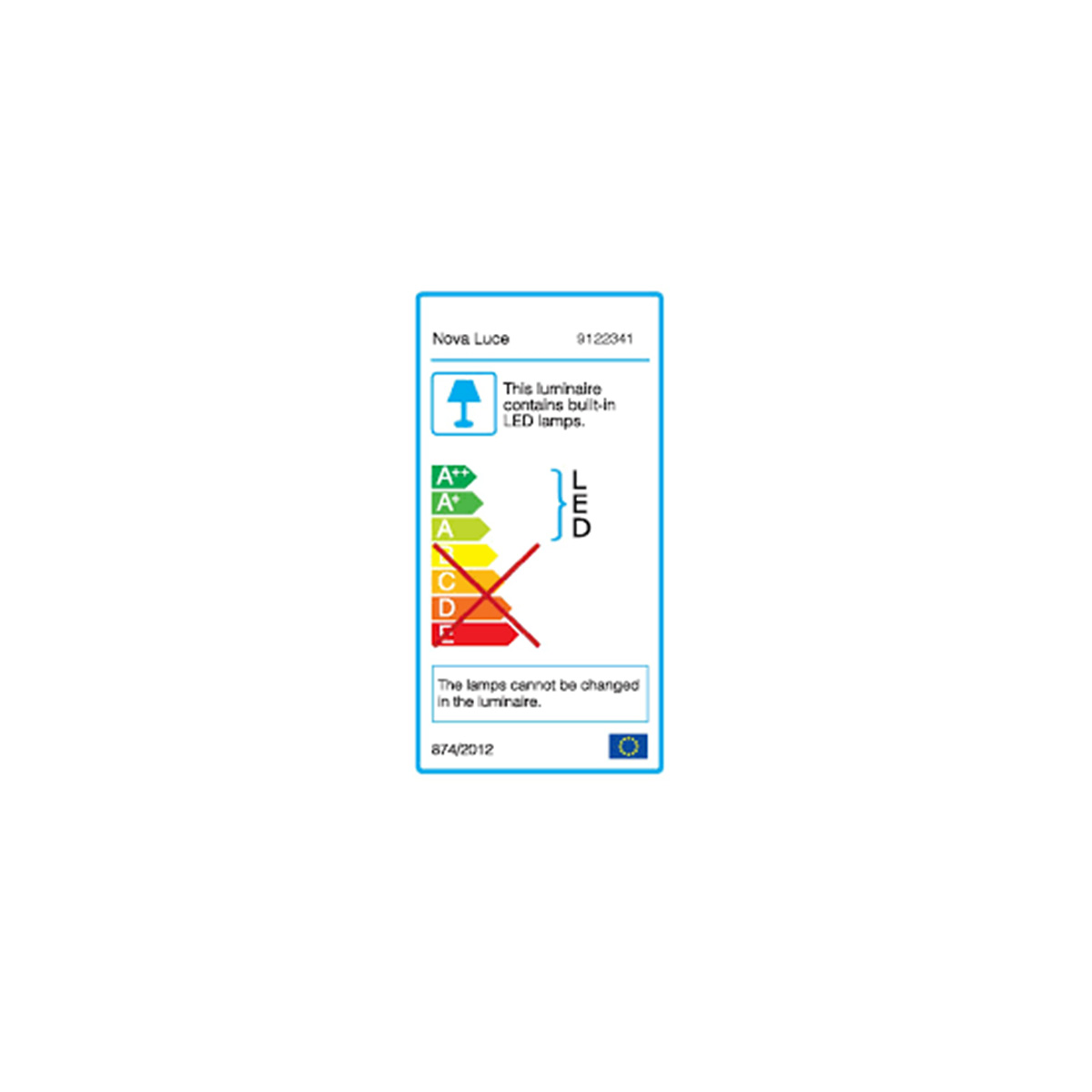 LED ZIDNA KUPATILSKA LAMPA SABIA 9122341