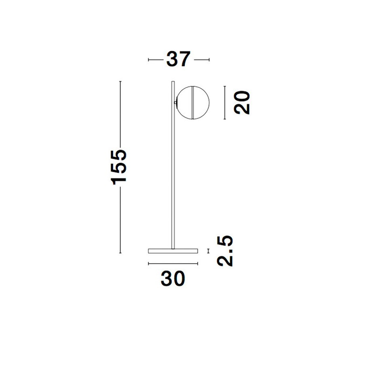 podna lampa Cantona 9960619