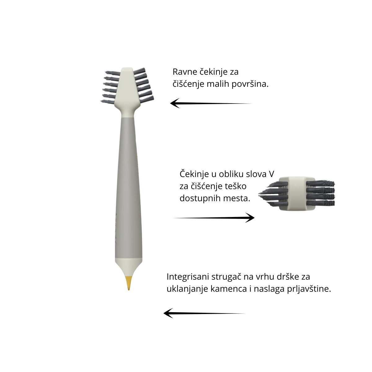 Četka CleanTech 3 u 1 6500021 