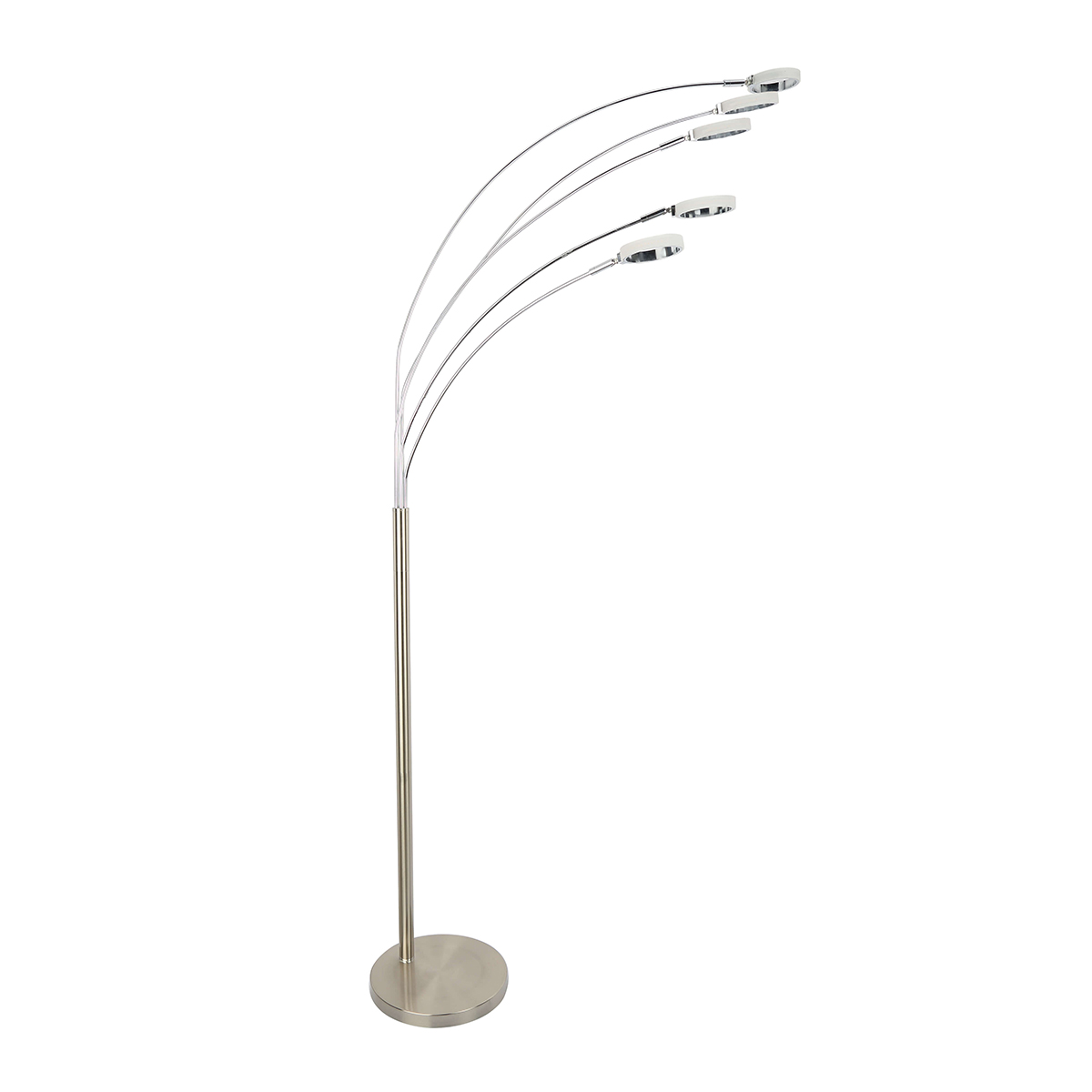Podna lampa LED 9728737 saten zlatna