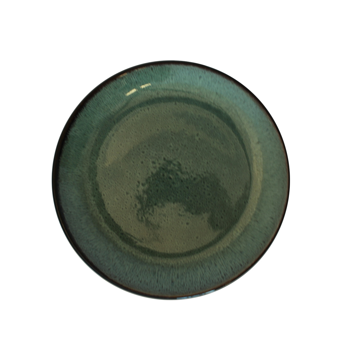 Keramički tanjir zelene boje MUS-088  -21cm 