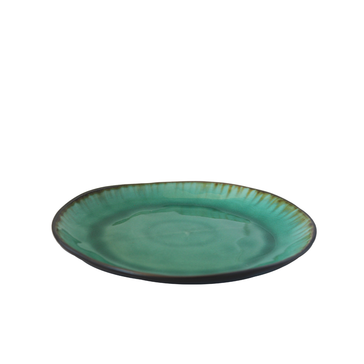Keramički tanjir tirkizne boje MUS-093 -21cm
