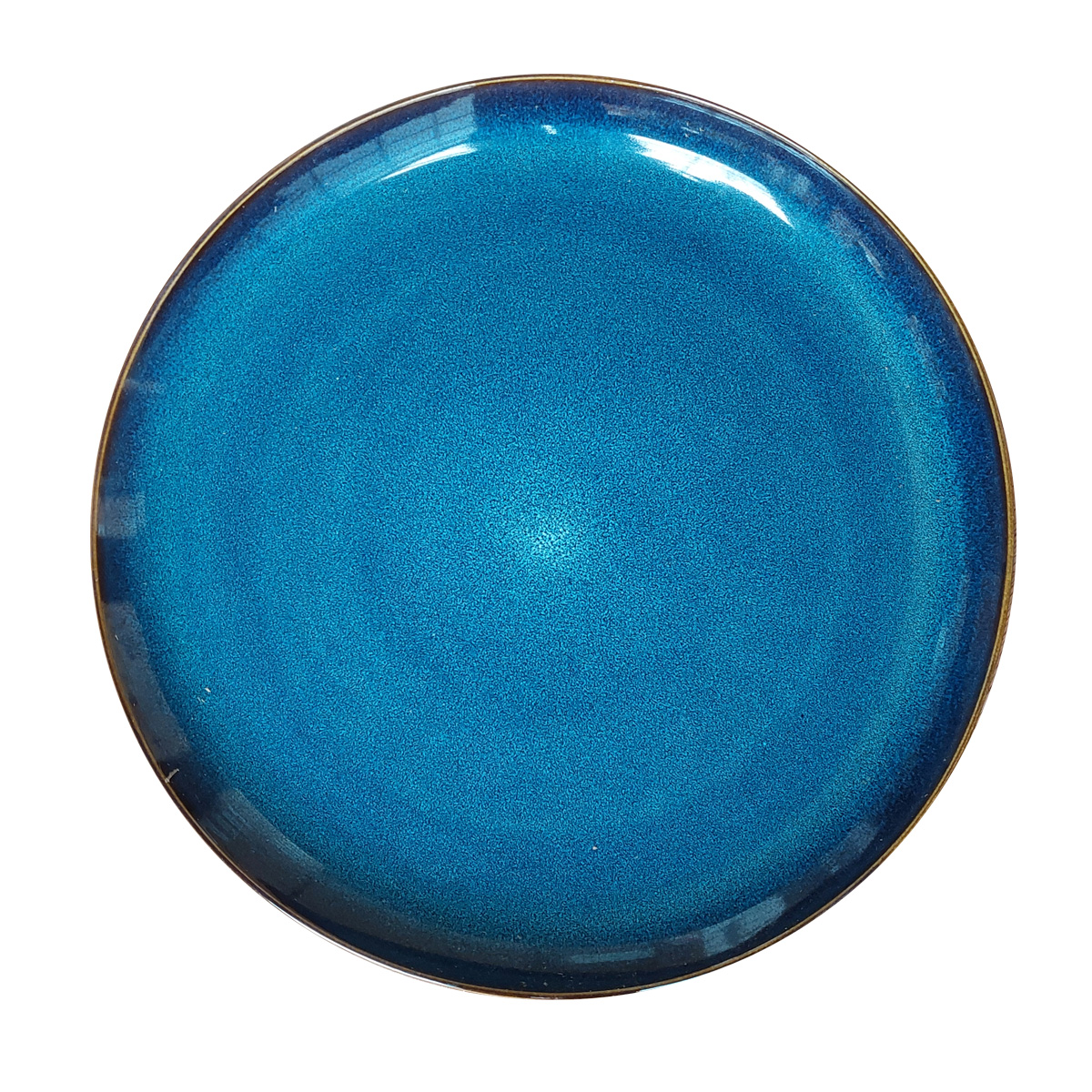 Keramički tanjir plave boje MU52070  -28cm 