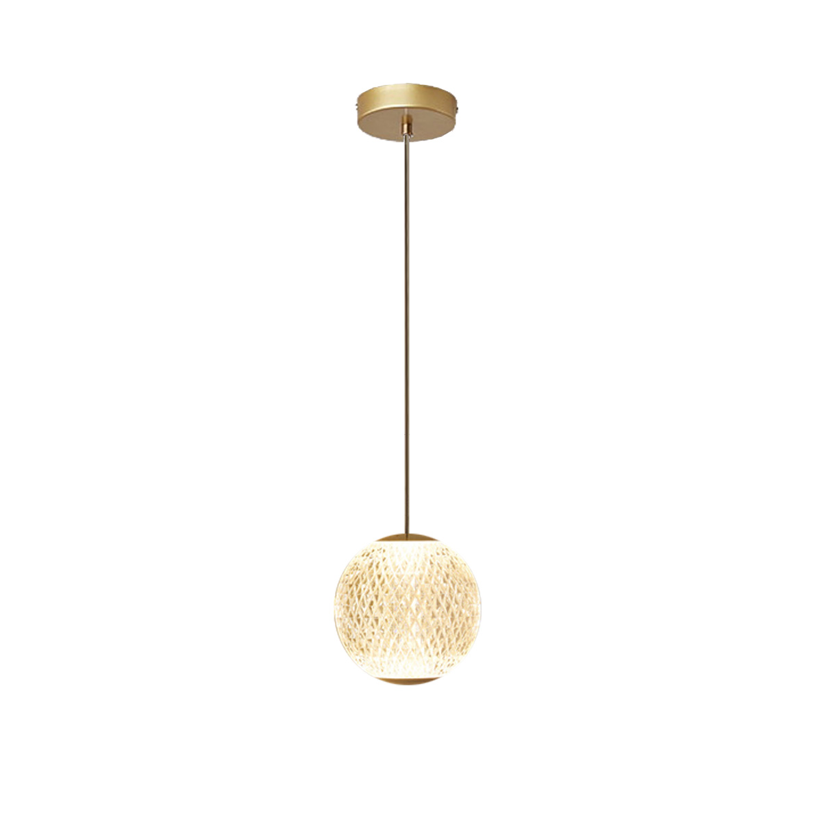 Led visilica Round Gold 1.02370- V120