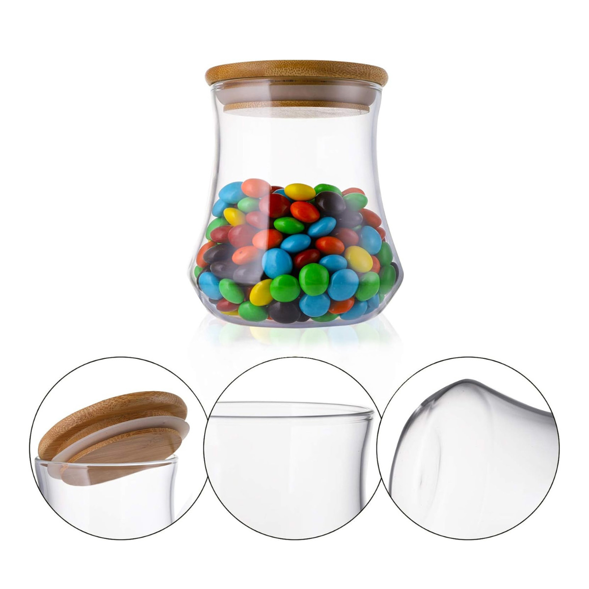 Staklena tegla sa poklopcem MU1227-003 