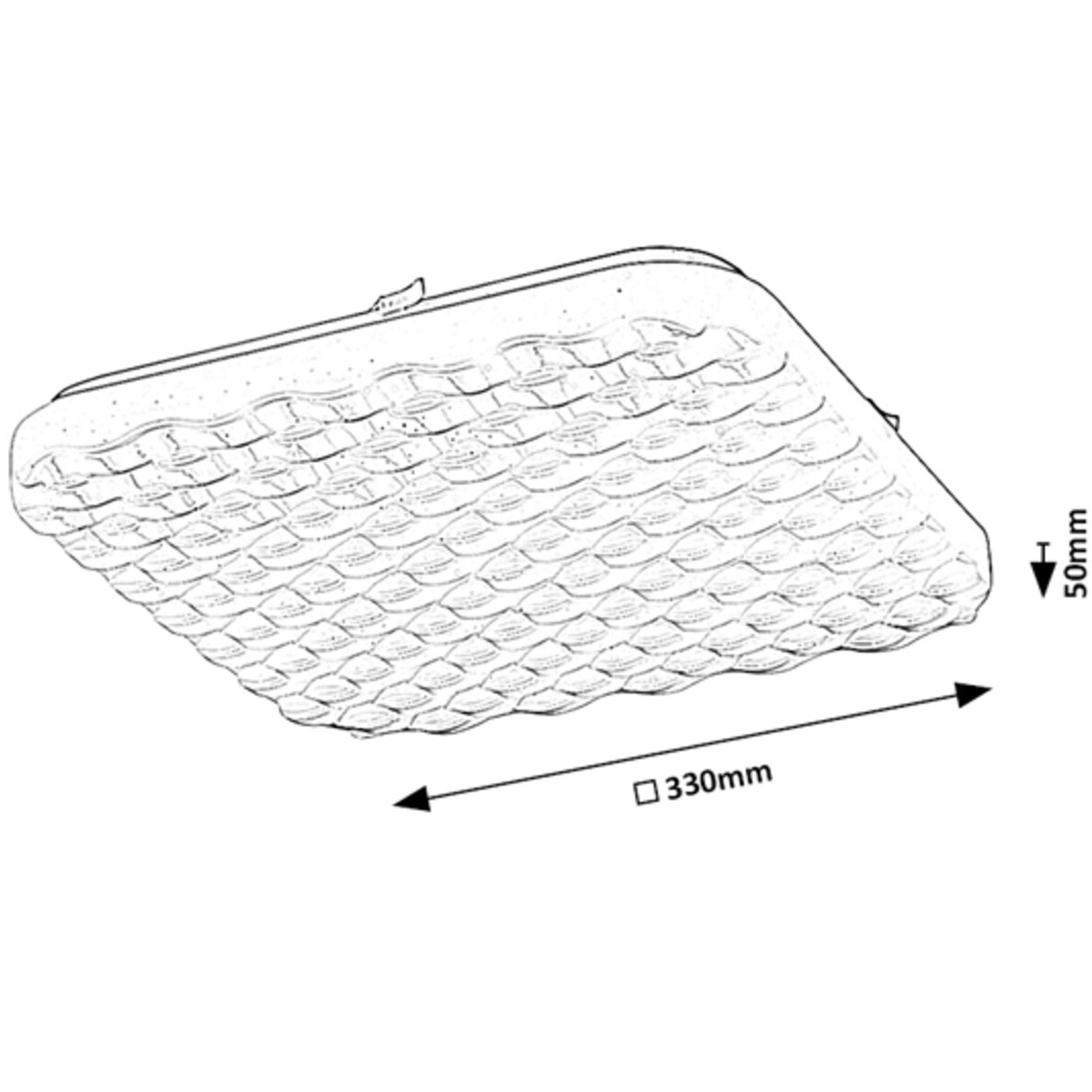 LED plafonjera ELDRICK 3086