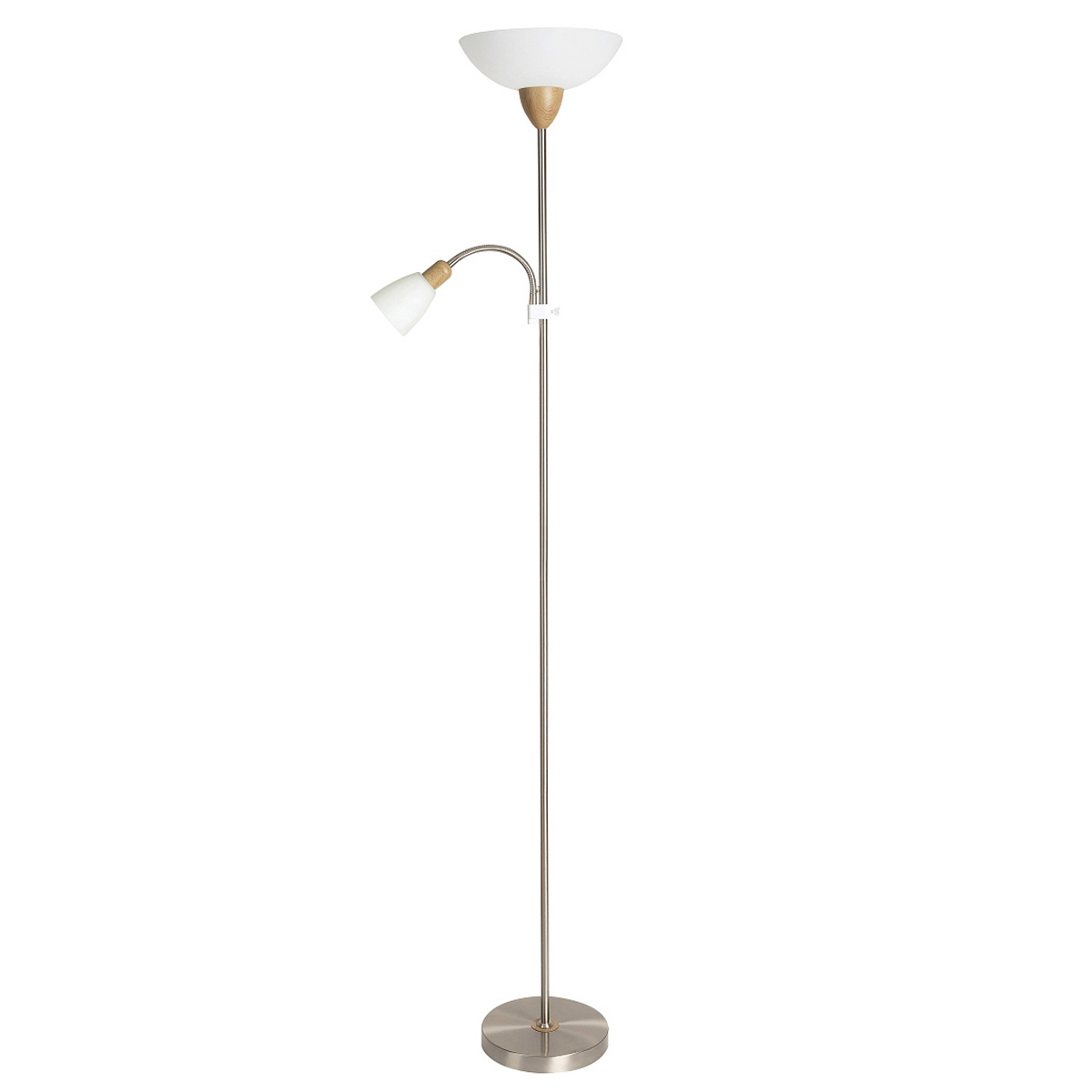 Podna lampa Diana 5739 brušeni hrom