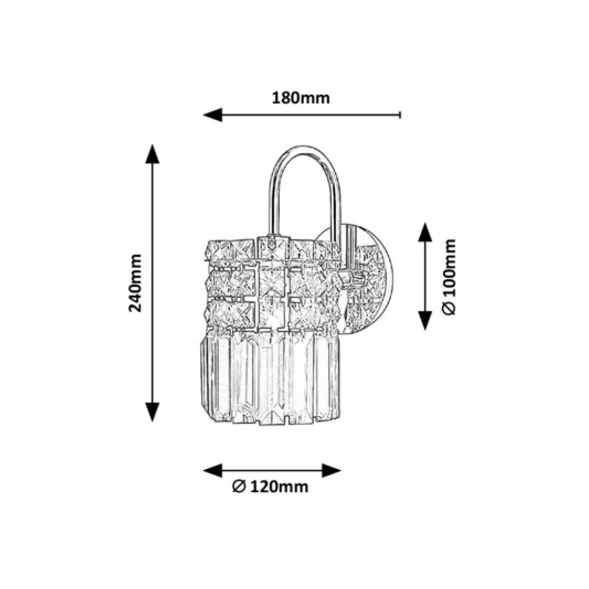 Zidna lampa ROSANNA 3569