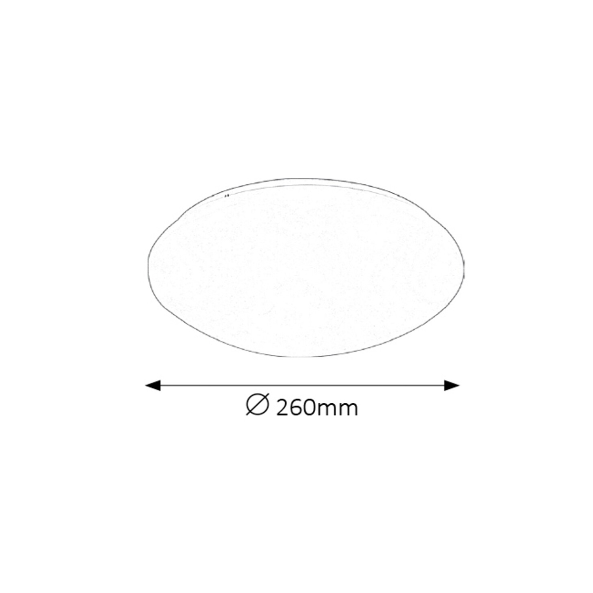 Led plafonjera Lucas 3434