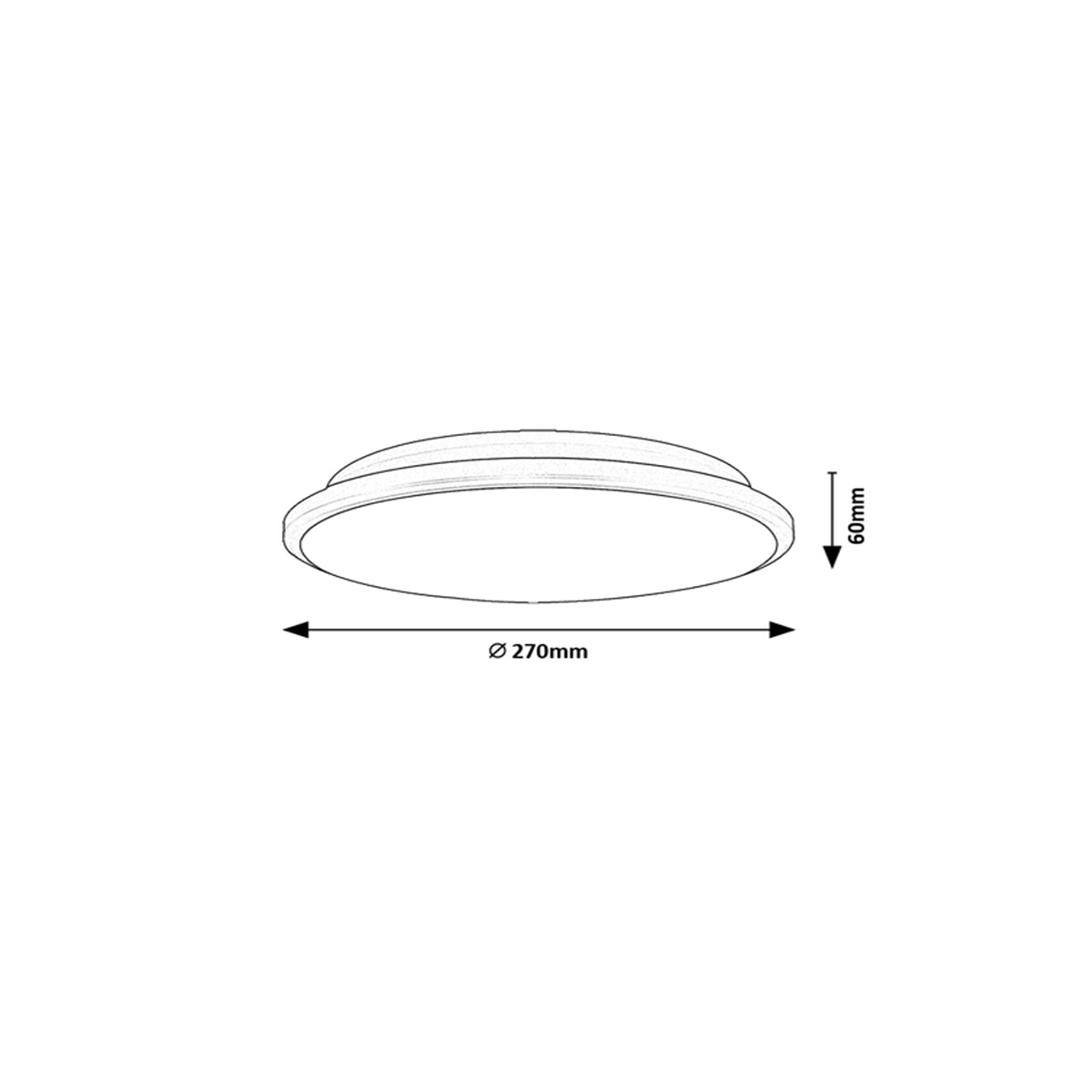 Led plafonjera Engon 71126