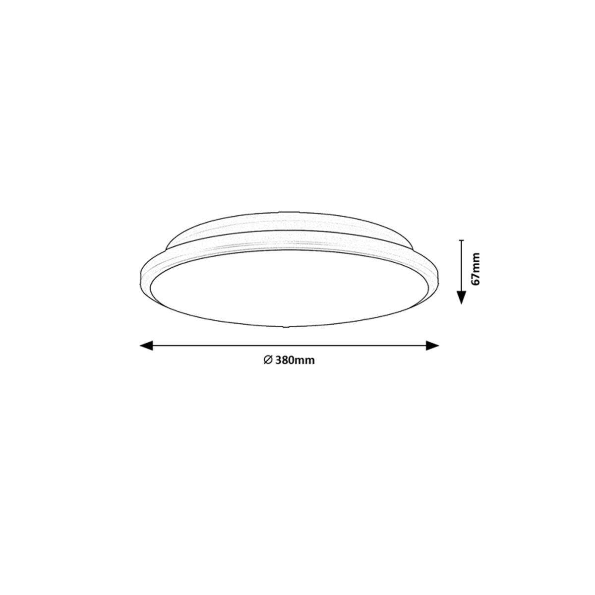 Led plafonjera Engon 71129