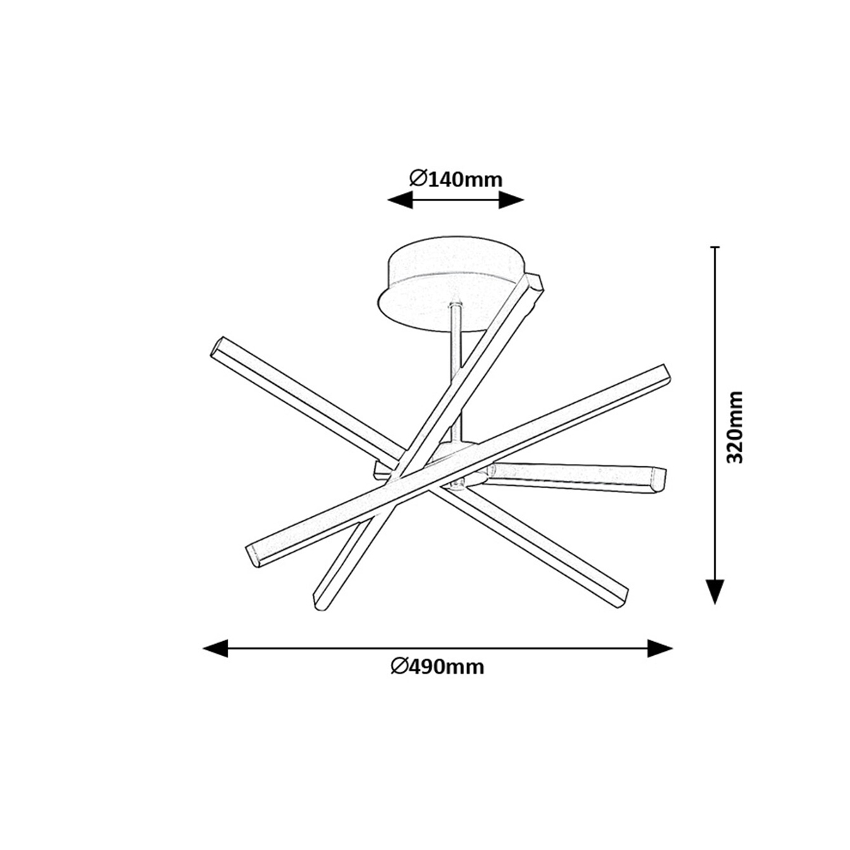 Led plafonjera Matilde 71270