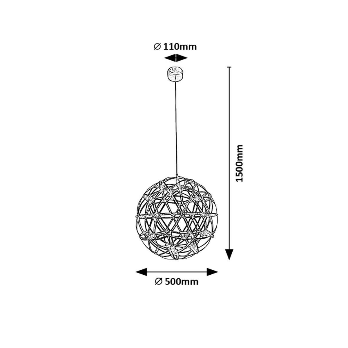 Led visilica Eudora 72220