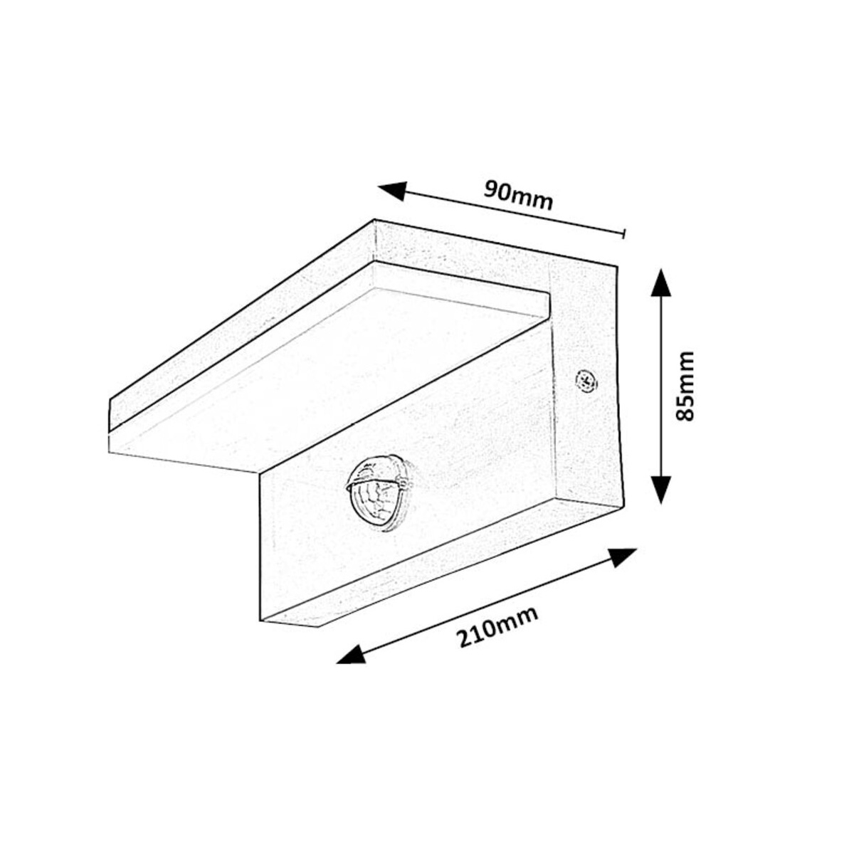 LED zidna lampa ZARAGOZA  77116 