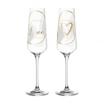 čaše za šampanjac LOVE 29180 