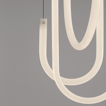 9100151 Topaz suspension LED 40w 3000K dimmable matt black 