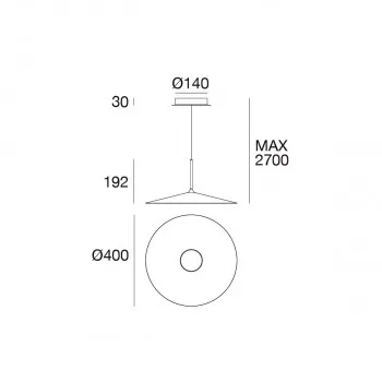 Visilica Led Poe  V-8362 