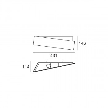 Zidna lampa Zig Zag 6989 